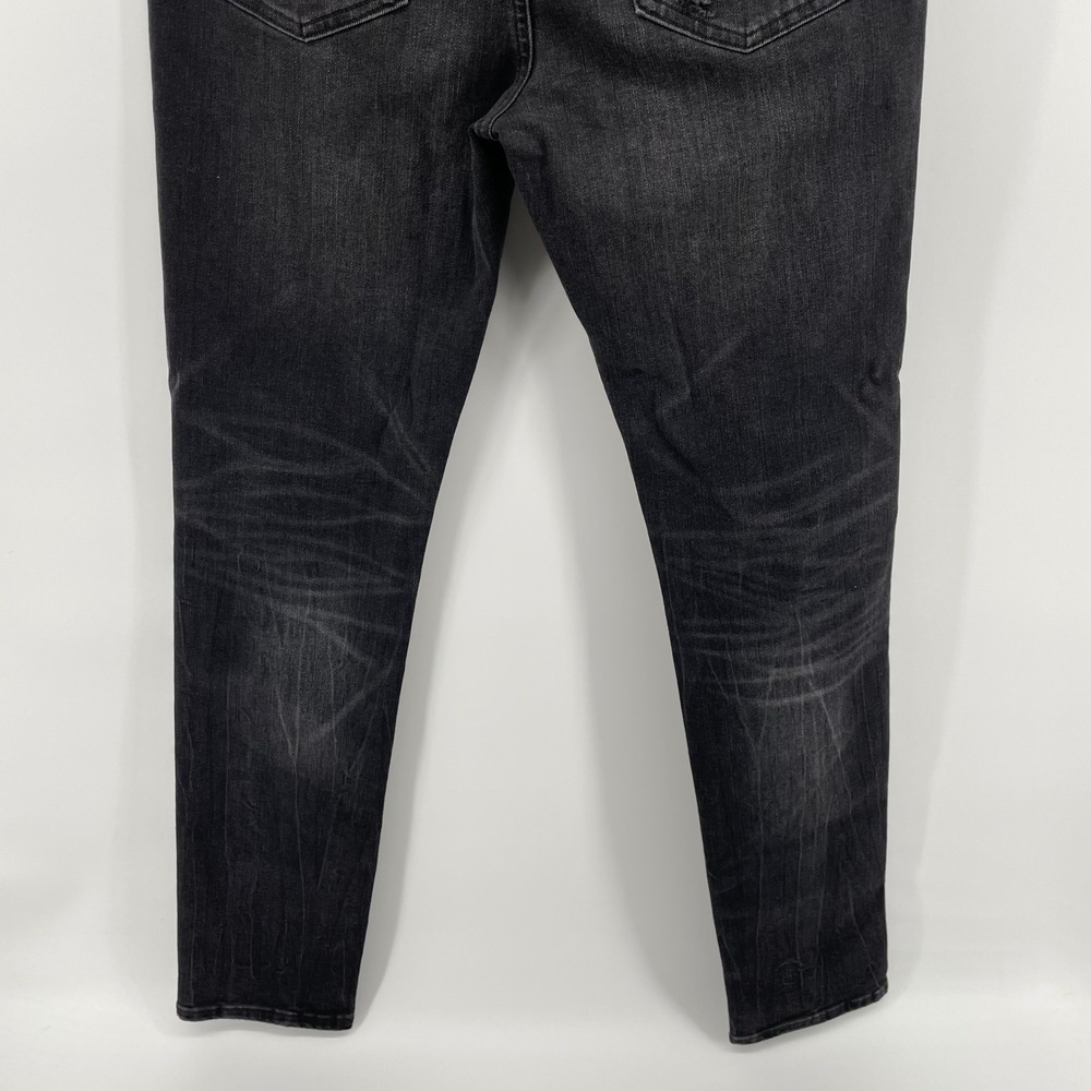 American Eagle Skinny Ne(x)t Level Flex Distressed Black Jeans Men's 34x34 - Picture 5 of 13